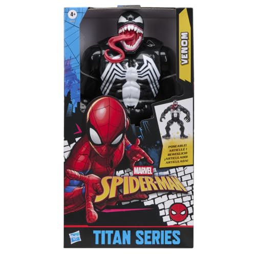 Detalle de Hasbro Marvel Spider-Man Titan Series Venom Action Figure Deluxe da 30 cm