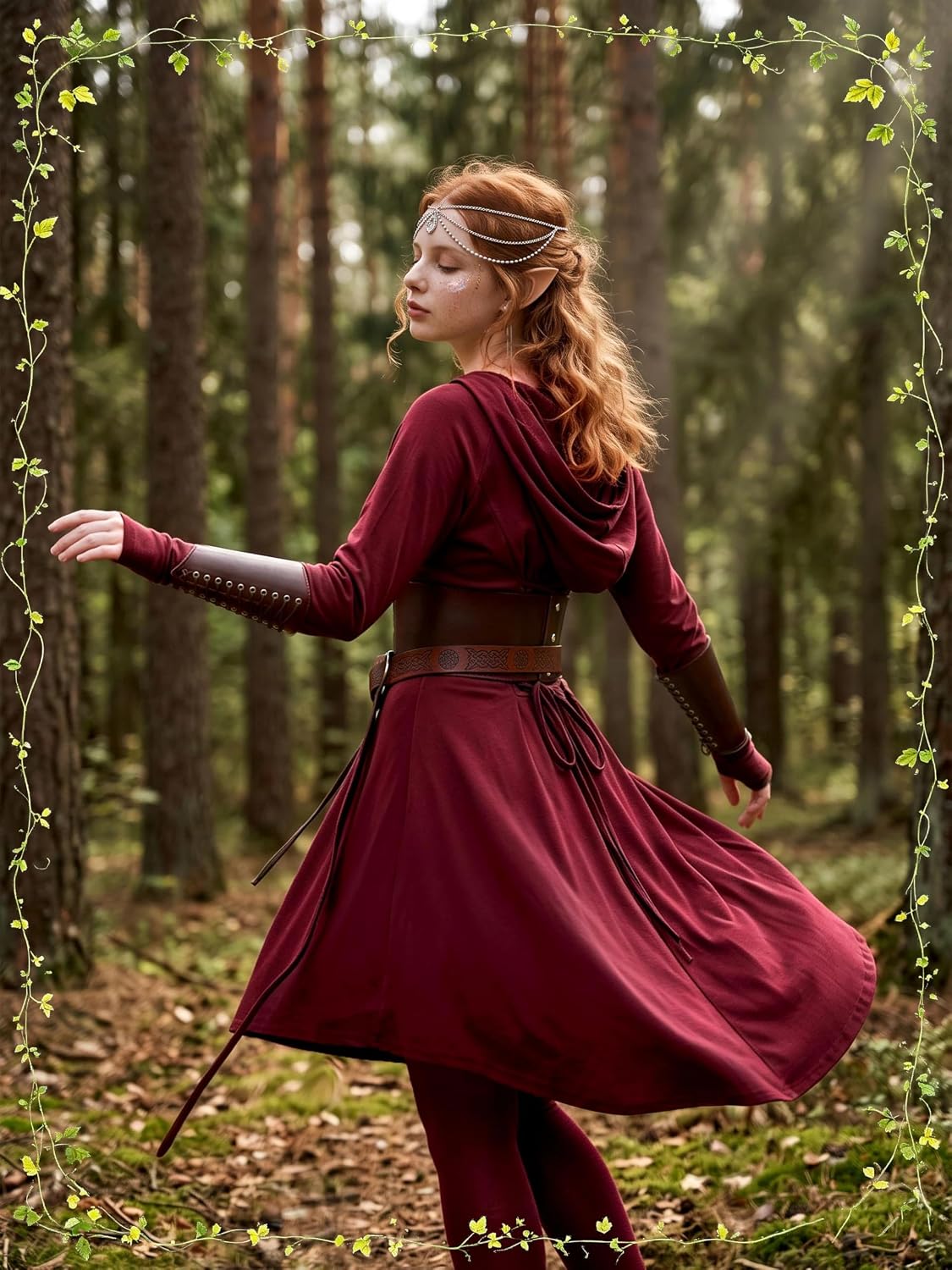Detalle de Renaissance Costume Set in Polyester