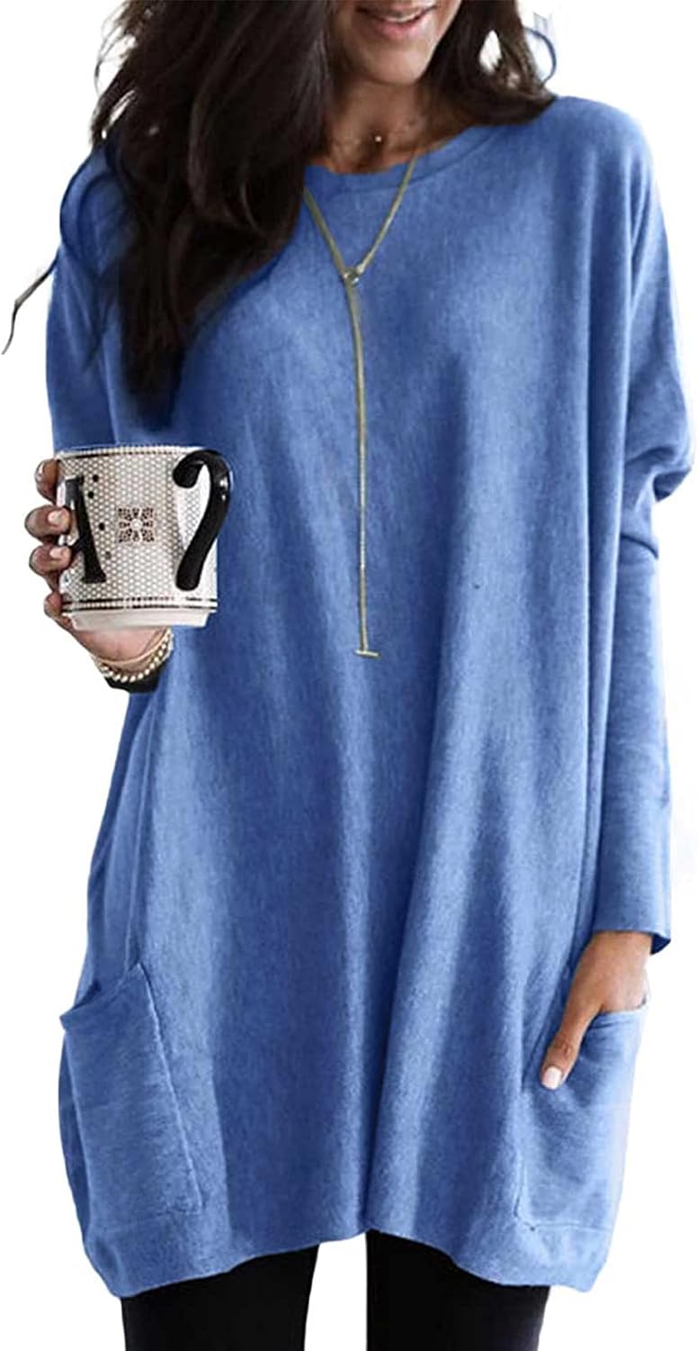 Detalle de Dokotoo Womens Winter Pullover Sweatshirt Dress