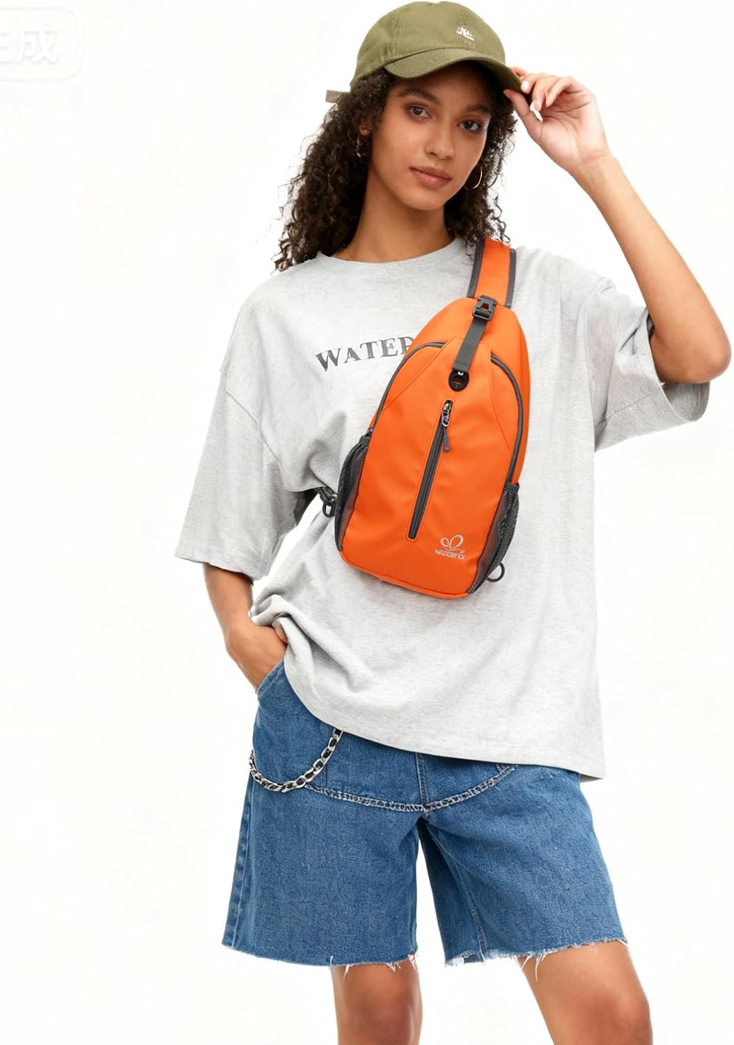 Detalle de Waterfly Crossbody Sling Backpack Sling Bag for Travel, Hiking & Everyday Carry