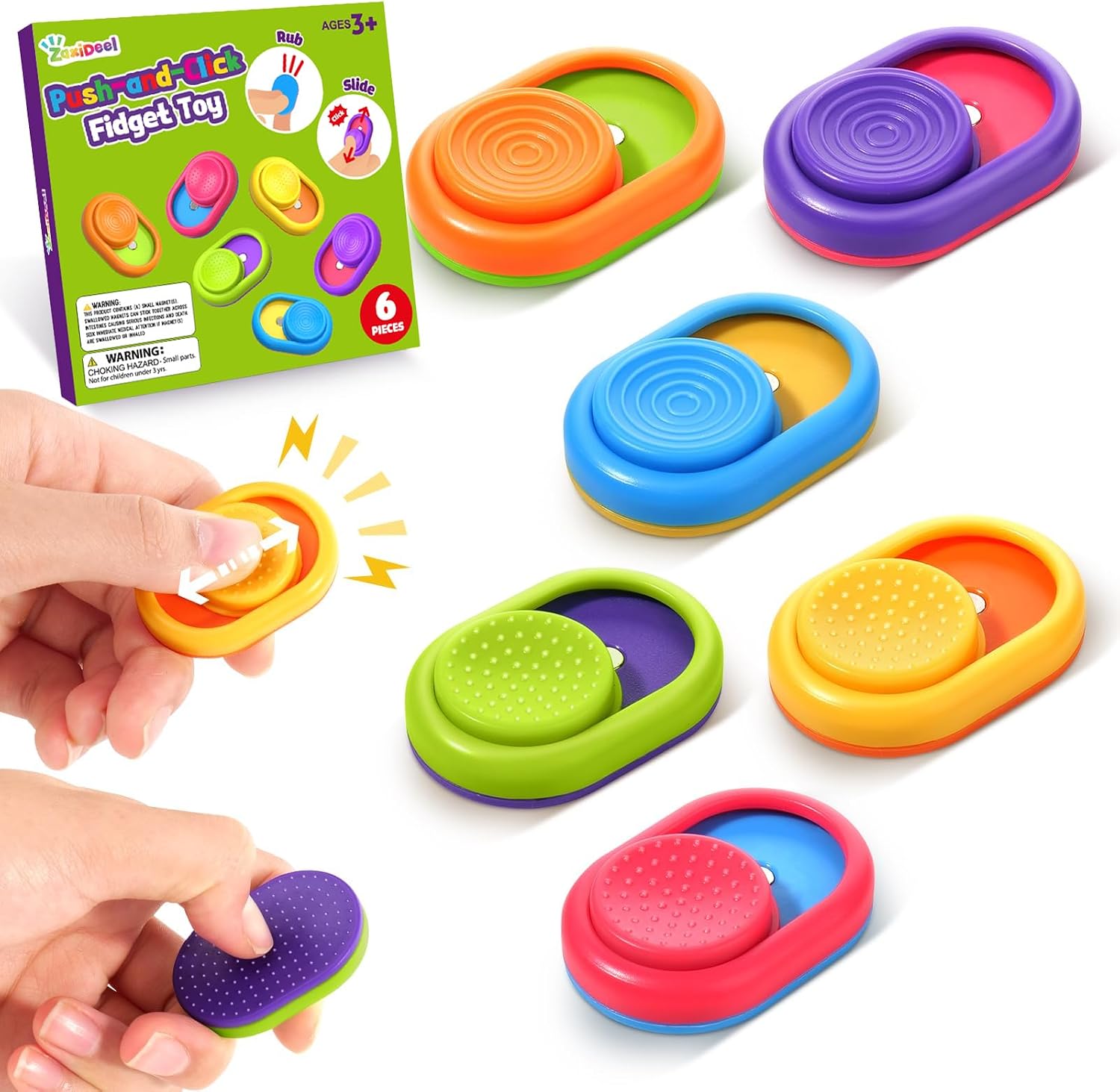 Detalle de Sensory Fidget Toys, 6-Pack