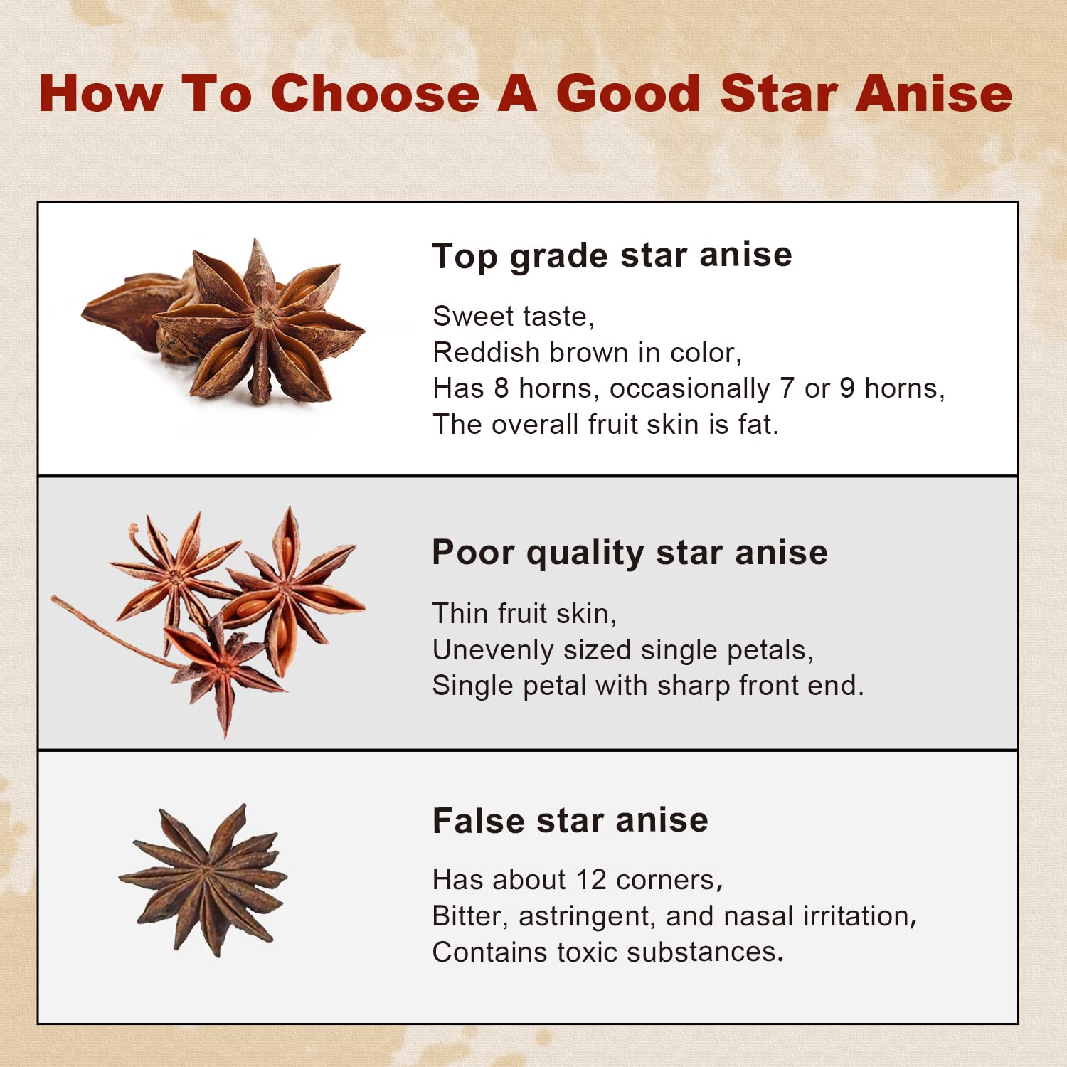 Thumbnail 5 de 52USA Whole Star Anise, Non-GMO Verified, Resealable Bag