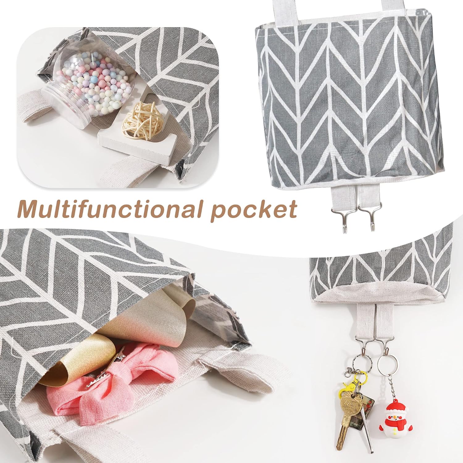 Thumbnail 3 de kangaroo Baby Headband Organizer, 20 S-Hooks, 2 Pockets, 14" x 37
