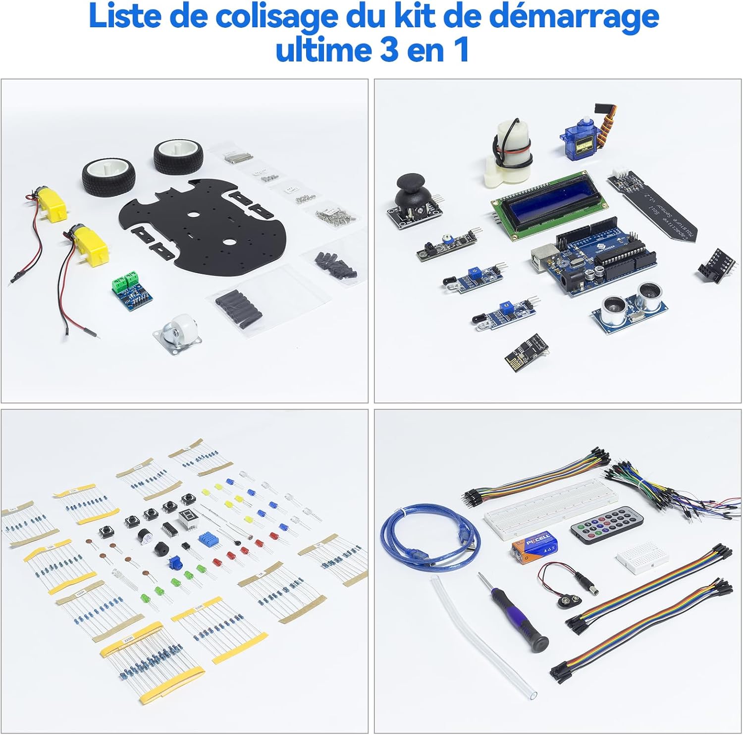 Thumbnail 6 de SunFounder Kit Ultime Compatible avec Arduino UNO IDE Scratch – 3 en 1 IoT / Voiture intelligente / Kit de base