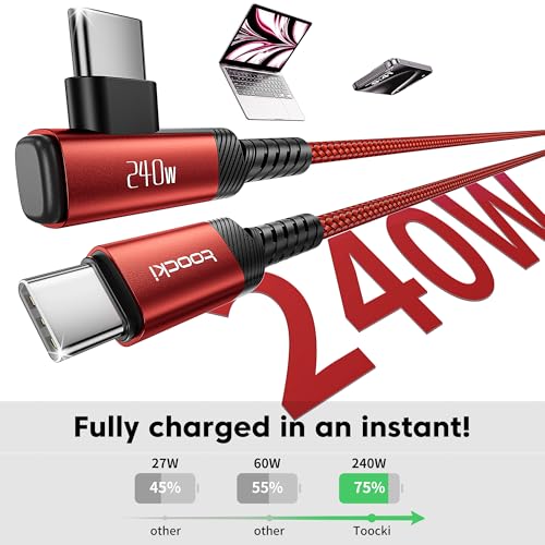 Detalle 2 de Câble toocki 240W USB-C vers USB-C 2m