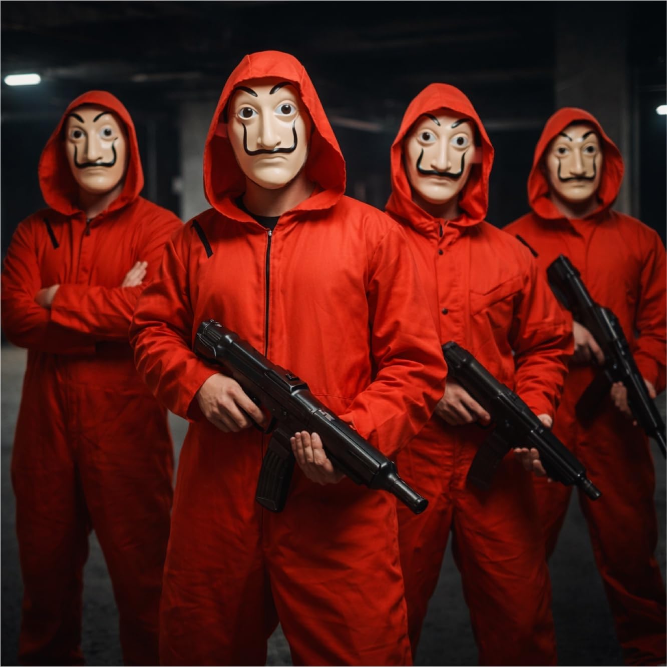 Thumbnail 4 de Máscara Casa de Papel Bella Ciao para adultos 🎭