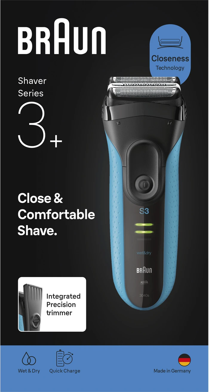 Thumbnail 4 de Braun Series 3+ 3040S Blau 🔪