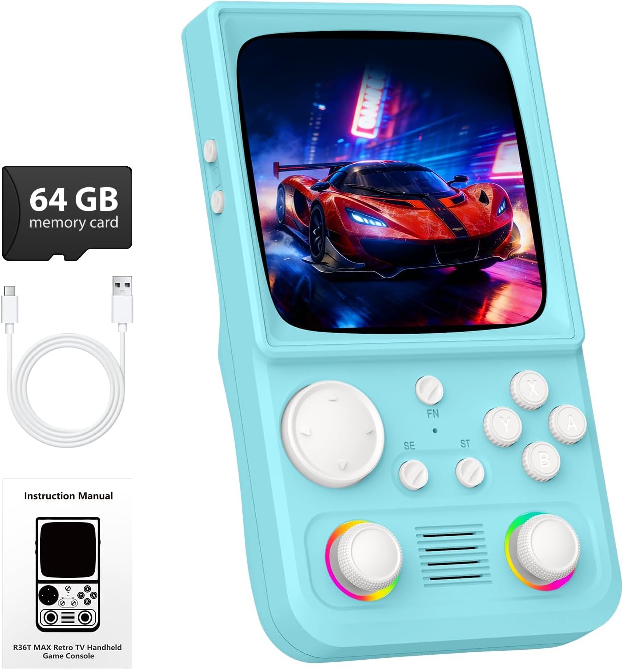 Detalle de RG40TV Retro Handheld Game Console, 64GB