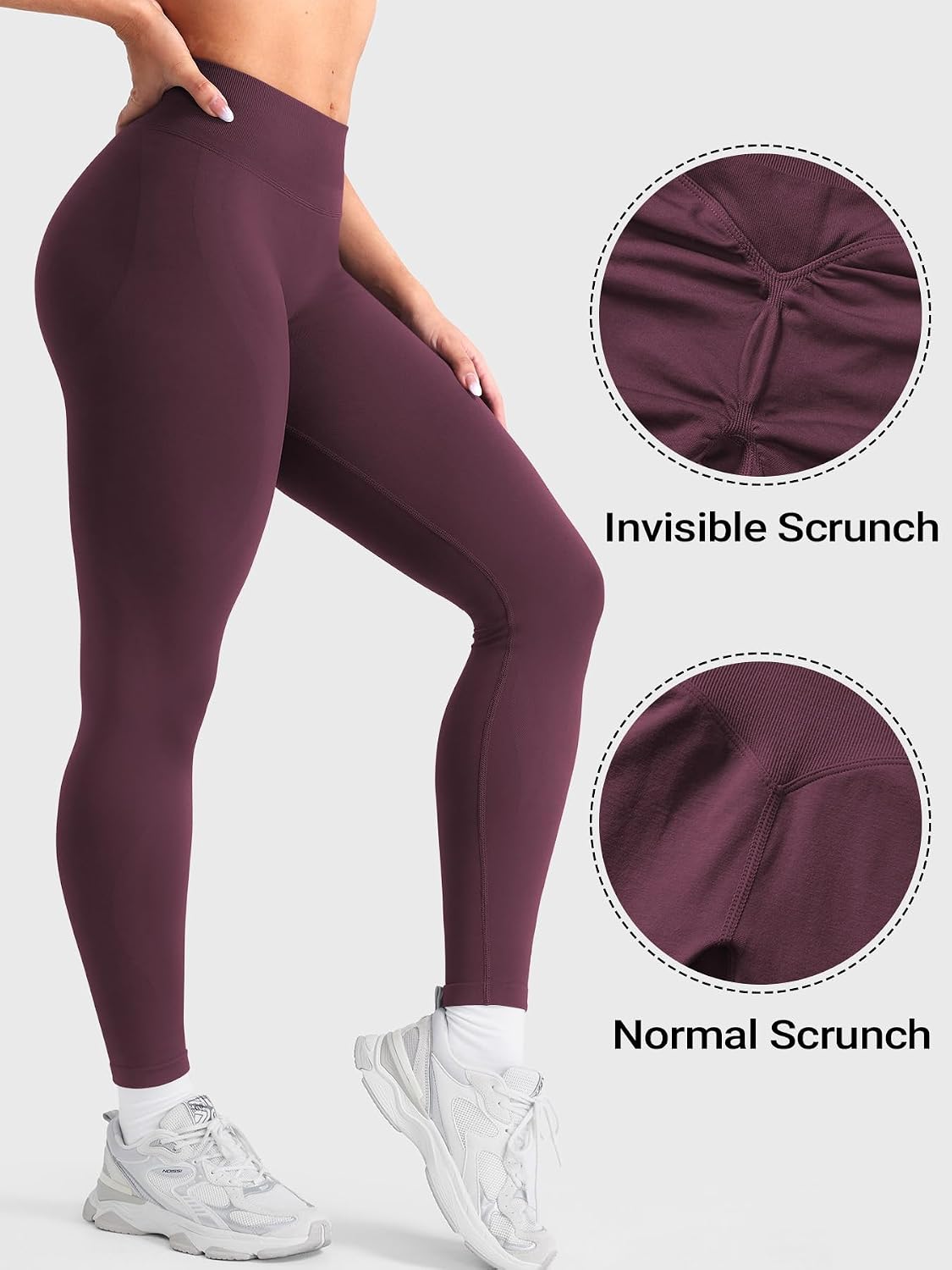 Thumbnail 3 de YEOREO Invisible Scrunch Butt Leggings, 24