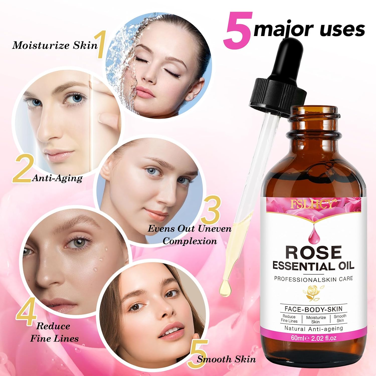 Detalle 2 de Rosenöl Gesicht 60 ml