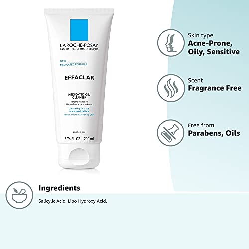 Thumbnail 9 de La Roche-Posay Effaclar Medicated Acne Face Wash with 2% Salicylic Acid (6.8oz)