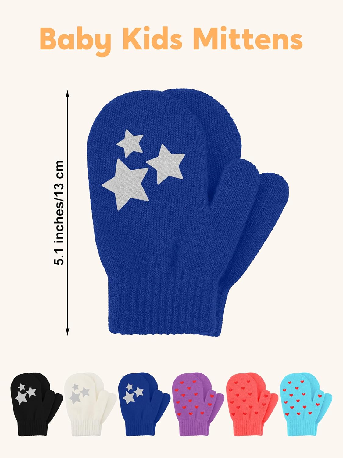 Detalle 2 de Toddler Mittens, 6 Pairs