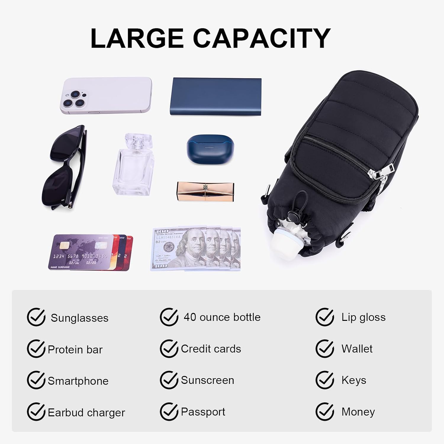 Detalle 2 de Lexiyat Water Bottle Bag 40 oz