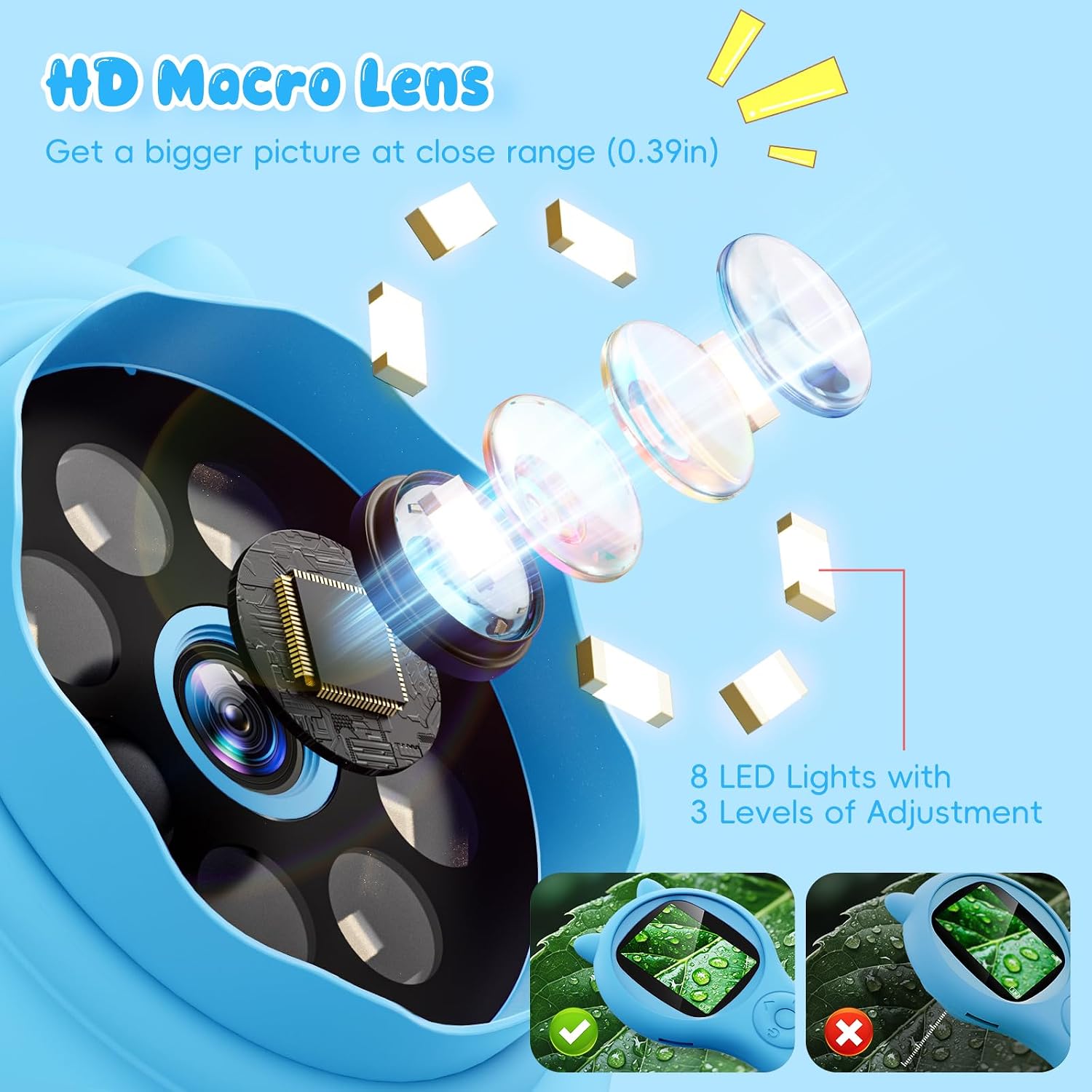 Thumbnail 4 de Ashfly Mini Pocket Microscope 200x