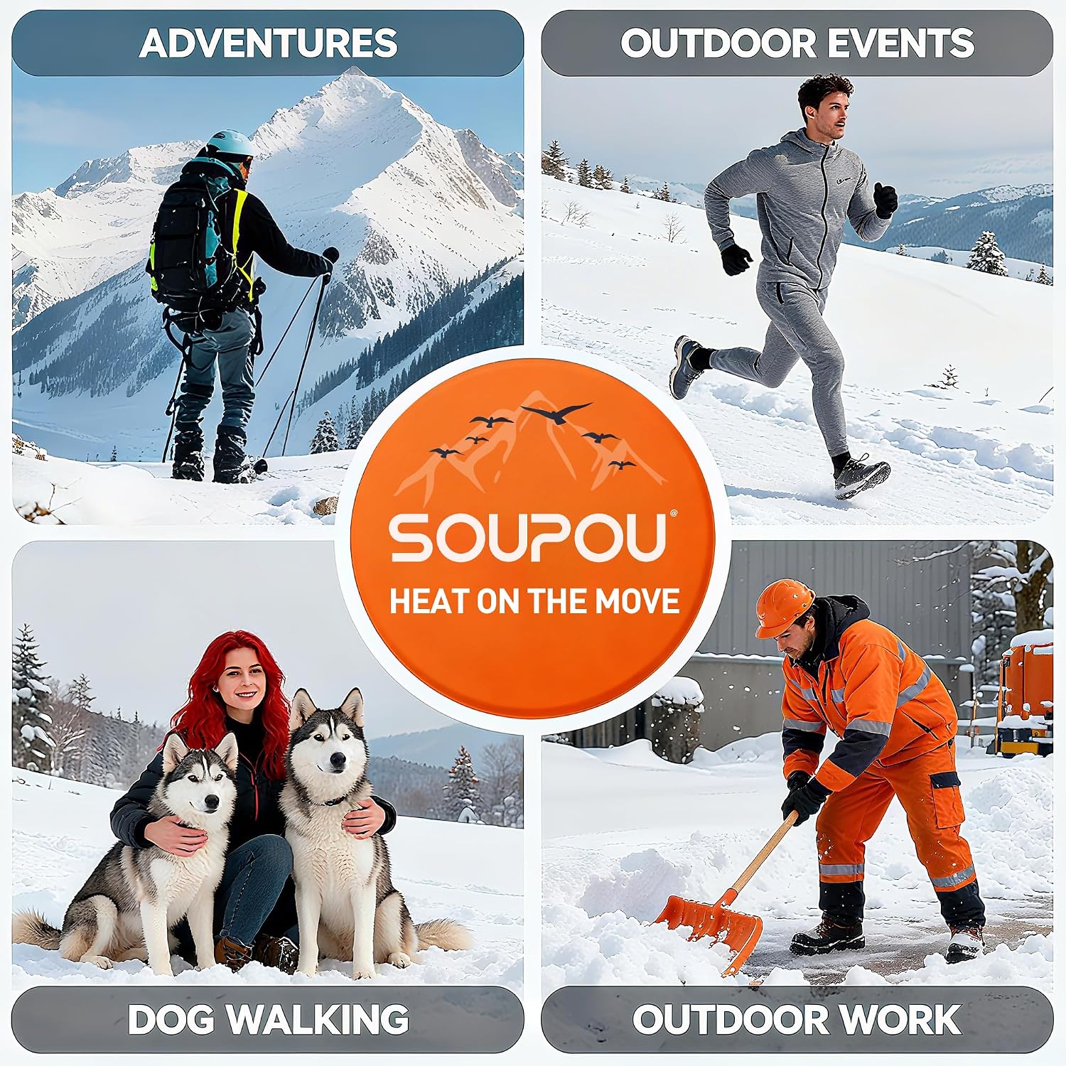 Thumbnail 6 de Soupou Disposable Hand Warmers, Air-Activated Pocket Warmers, Up to 13 Hours
