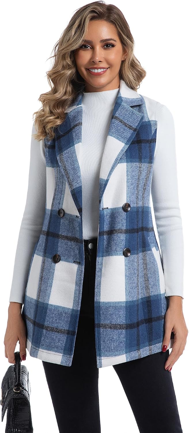 Detalle 2 de IDEALSANXUN Women's Tweed Vest