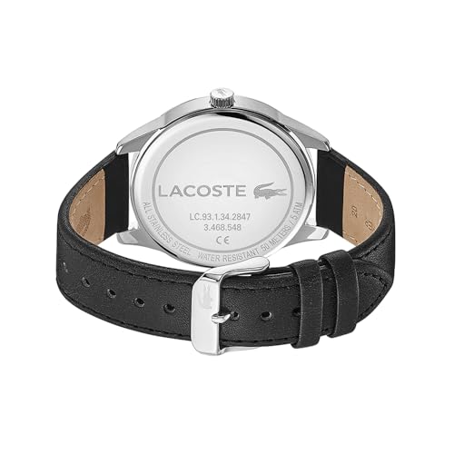 Thumbnail 2 de Lacoste Montre Analogique à Quartz pour Homme – Collection Vienna, bracelet cuir noir (2011047)