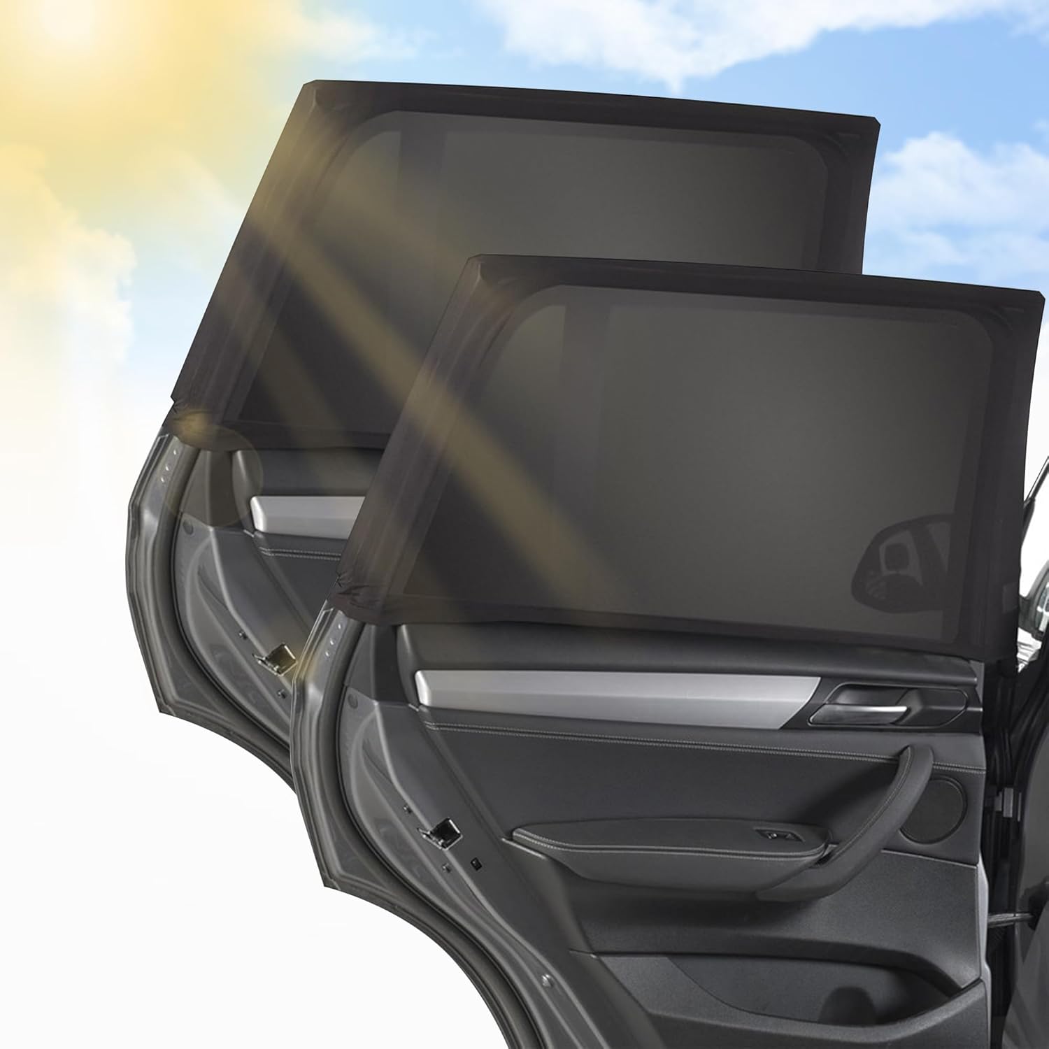CaiTang Pare Soleil Voiture Bébé – Chaussettes Solaires Universelles (2 pièces)