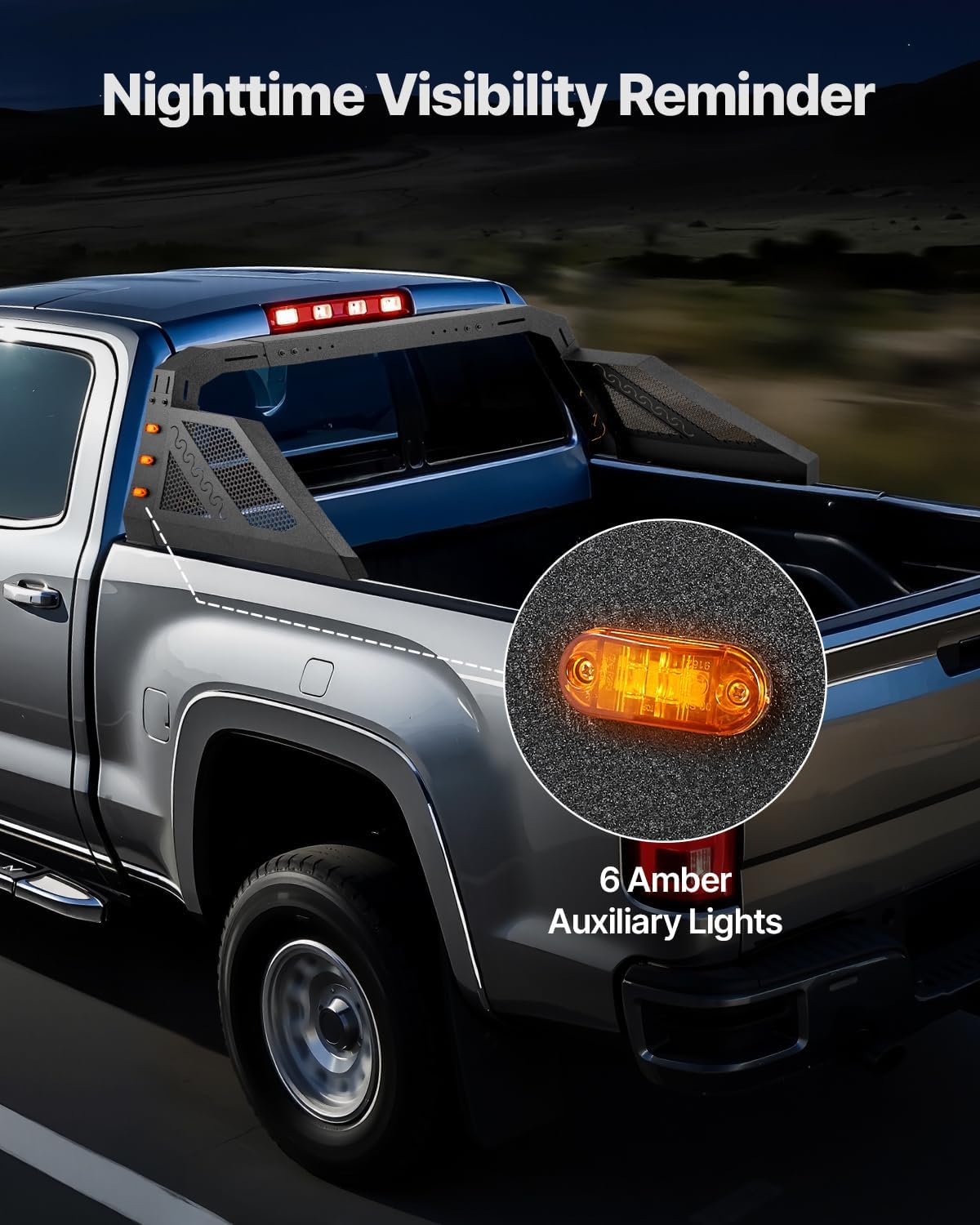 Detalle 2 de VEVOR Truck Bed Roll Bar, Carbon Steel