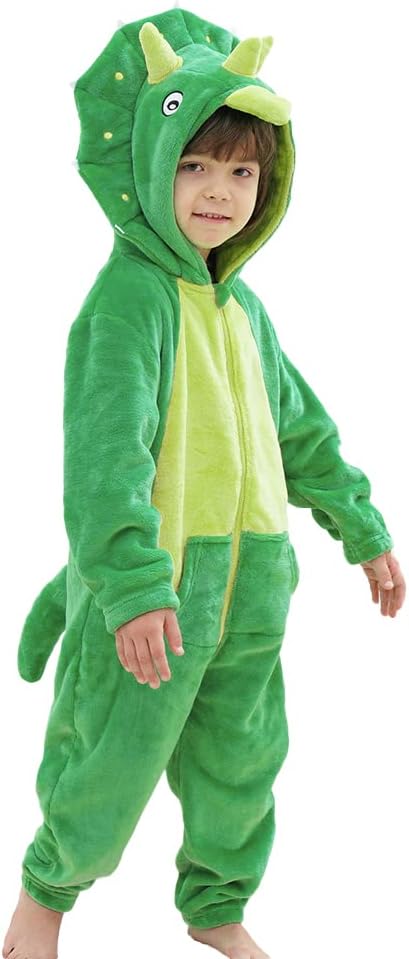 Thumbnail 6 de Déguisement dinosaure Tricératops LOLANTA en surpyjama à capuche pour enfant