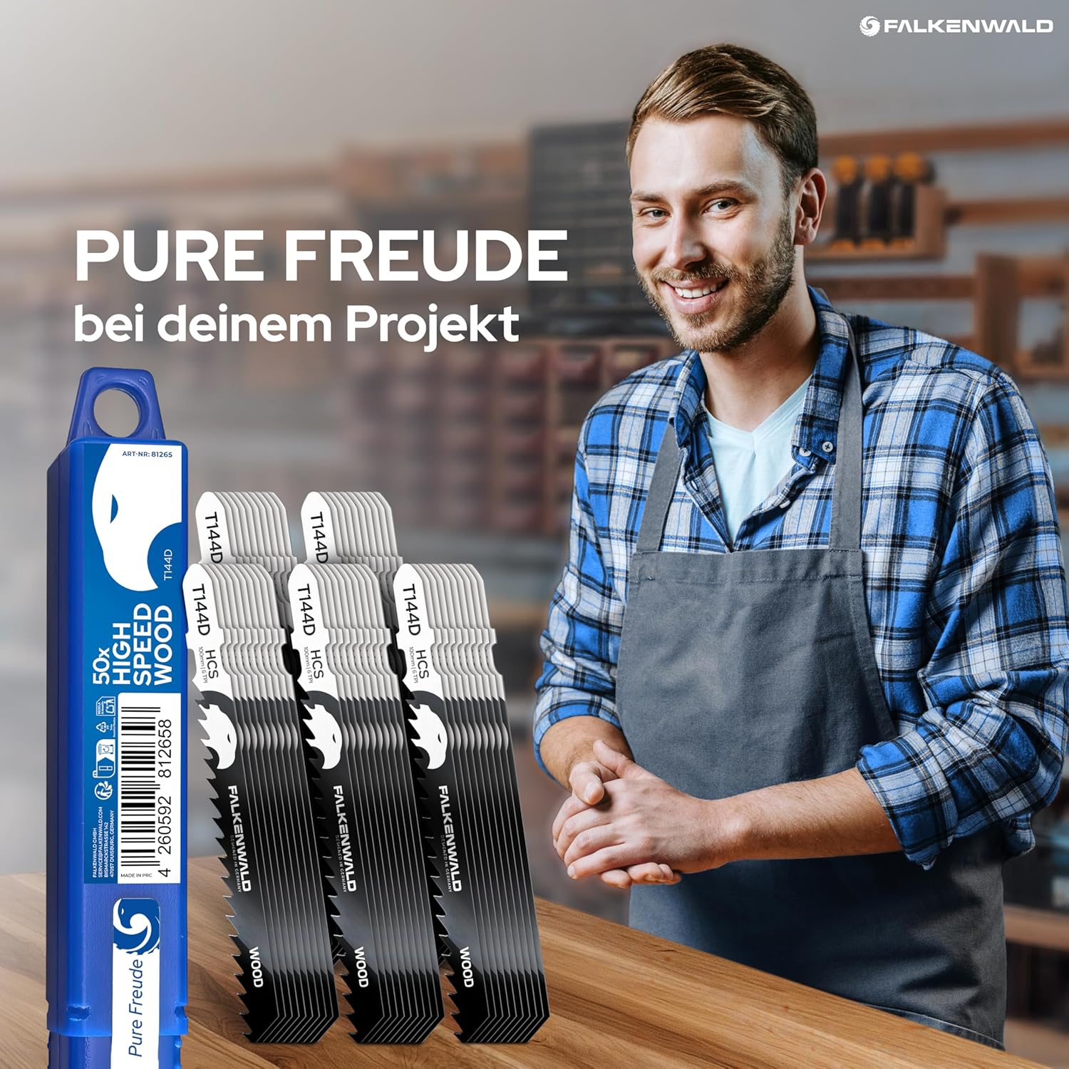 Thumbnail 6 de FALKENWALD Stichsägeblätter Holz T144D 50er