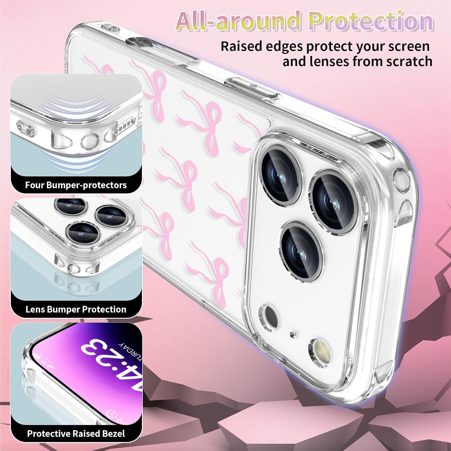 Detalle 2 de OCTT Clear iPhone Case 6.9-Inch