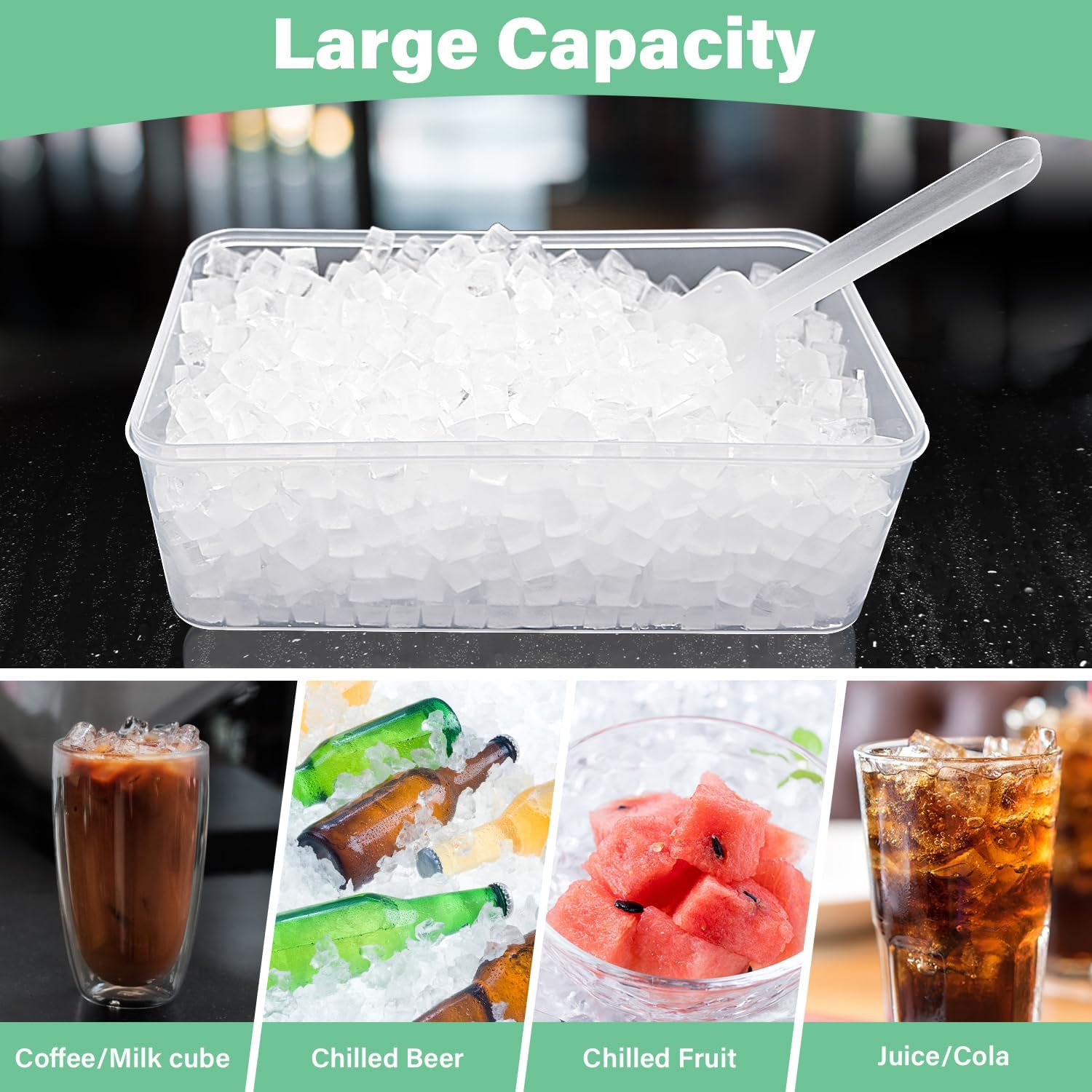 Thumbnail 4 de FDDBI Mini Ice Cube Tray 135pcs