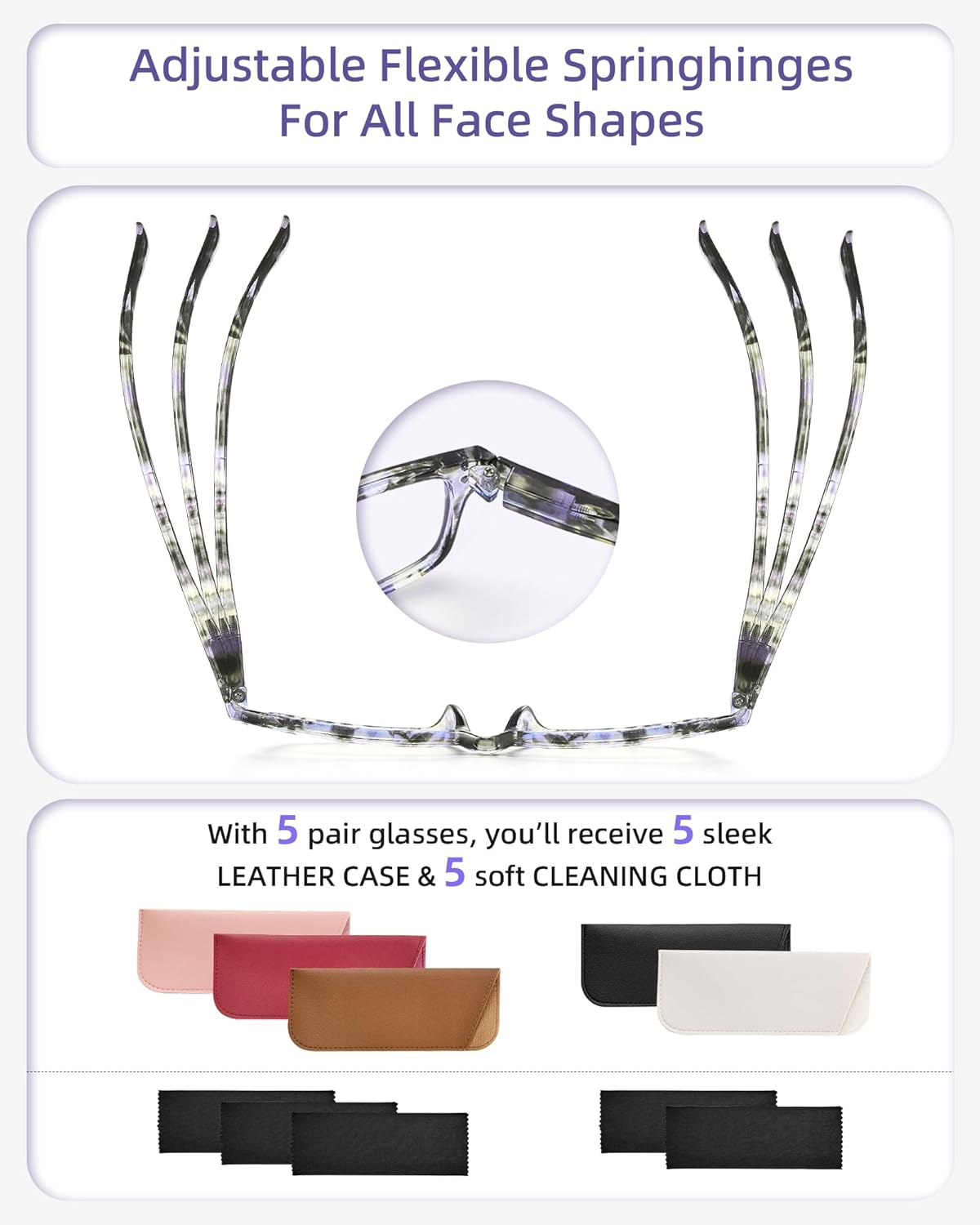 Detalle 1 de JOLISU Reading Glasses 1.75