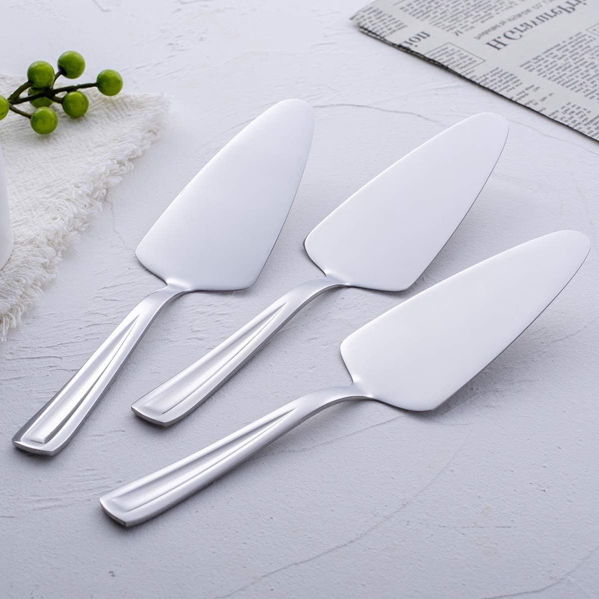 Thumbnail 3 de GoGeiLi Cake Server Set, Stainless Steel
