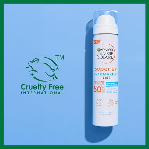Thumbnail 7 de Garnier Ambre Solaire Suncream Over Makeup Super UV Protect Spray Mist SPF 50+ (75ml)