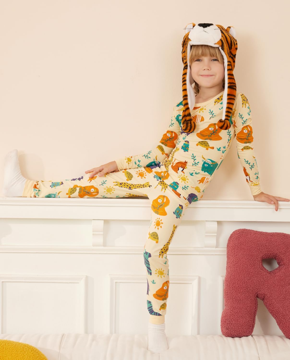 Detalle de babee Reshinee Kids Pajamas, Bamboo Viscose