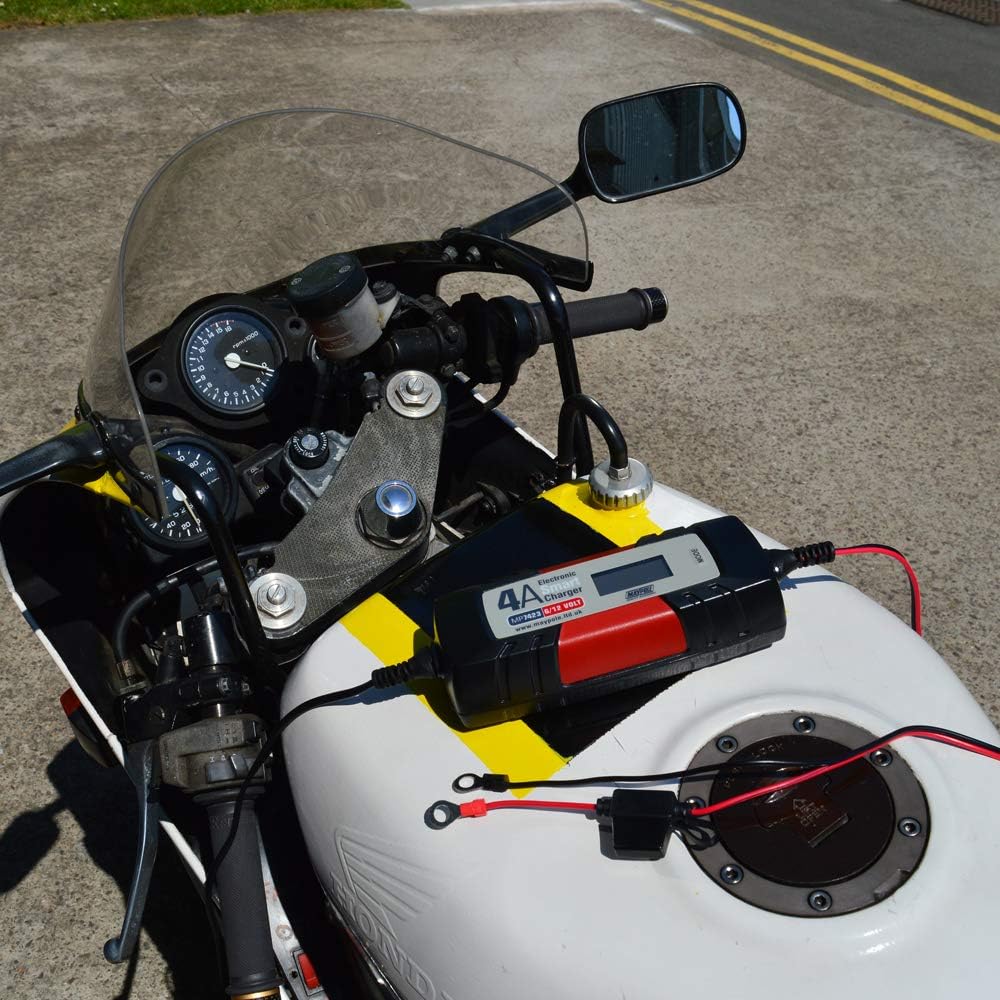 Thumbnail 2 de Maypole 4A Dual Voltage 6/12V Electronic Smart Car Battery Charger – Fully Automatic 5 Stage Charging