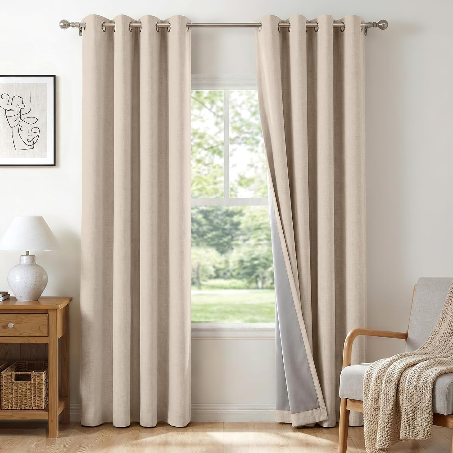 Detalle de Blackout Curtains, 80-Inch