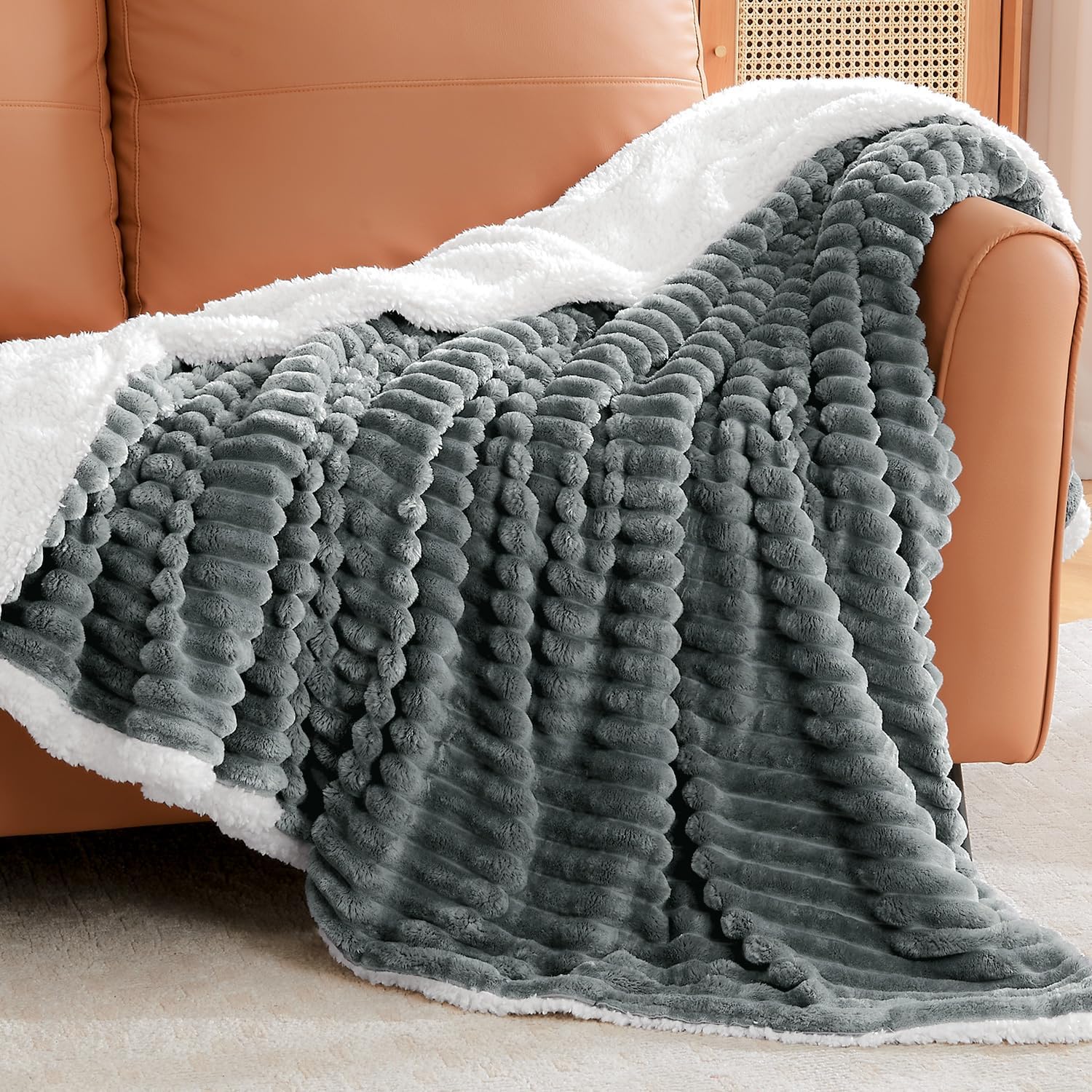 Detalle 1 de BEDELITE Kuscheldecke 150x200 cm Flauschig