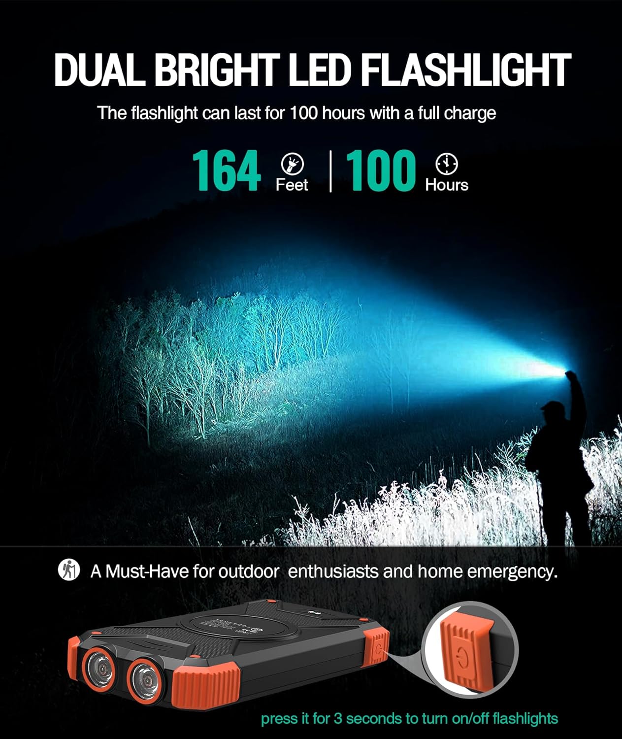 Thumbnail 5 de BLAVOR Solar Power Bank 10,000mAh with PD 20W
