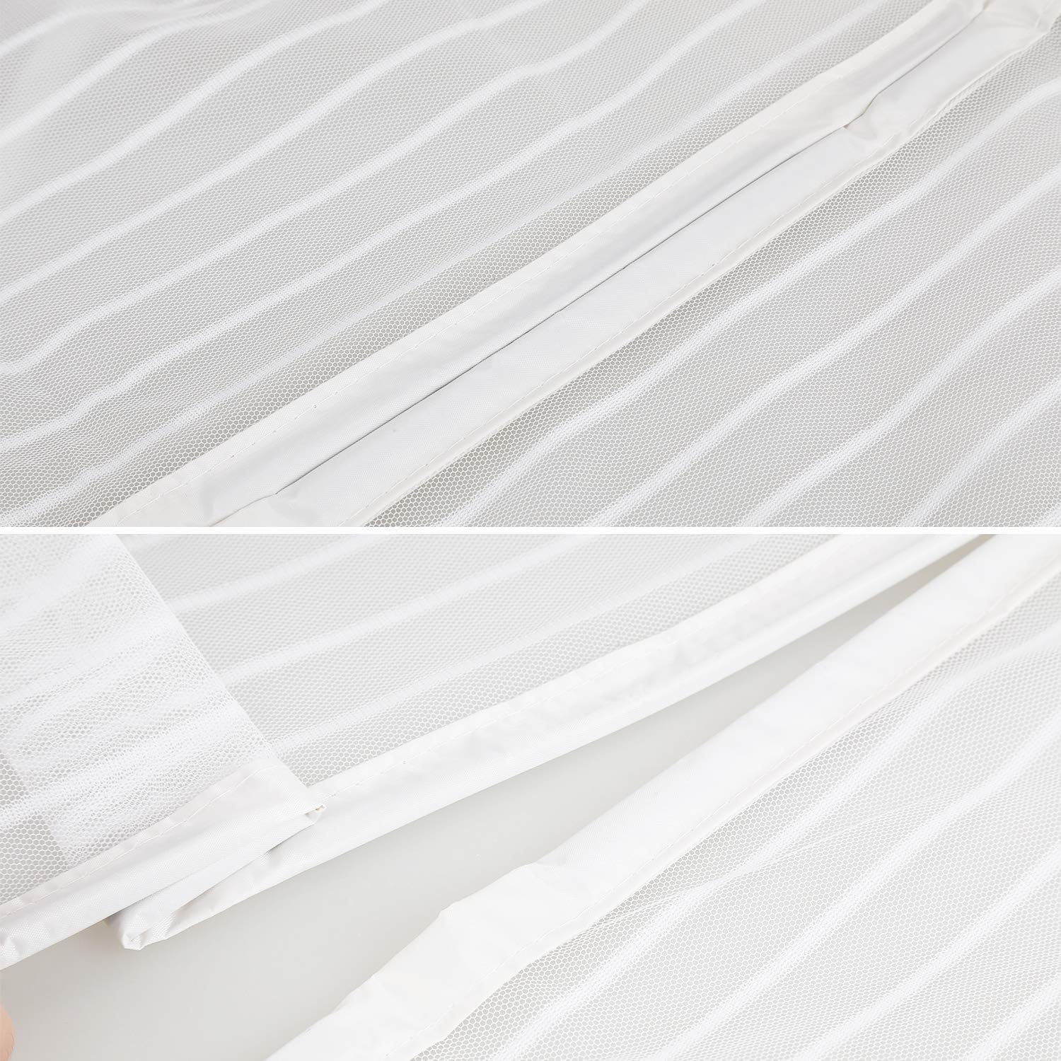 Thumbnail 4 de Zanzariera magnetica per finestre Anpro 100 x 140 cm – efficace contro zanzare e insetti, con nastro autoadesivo bianco