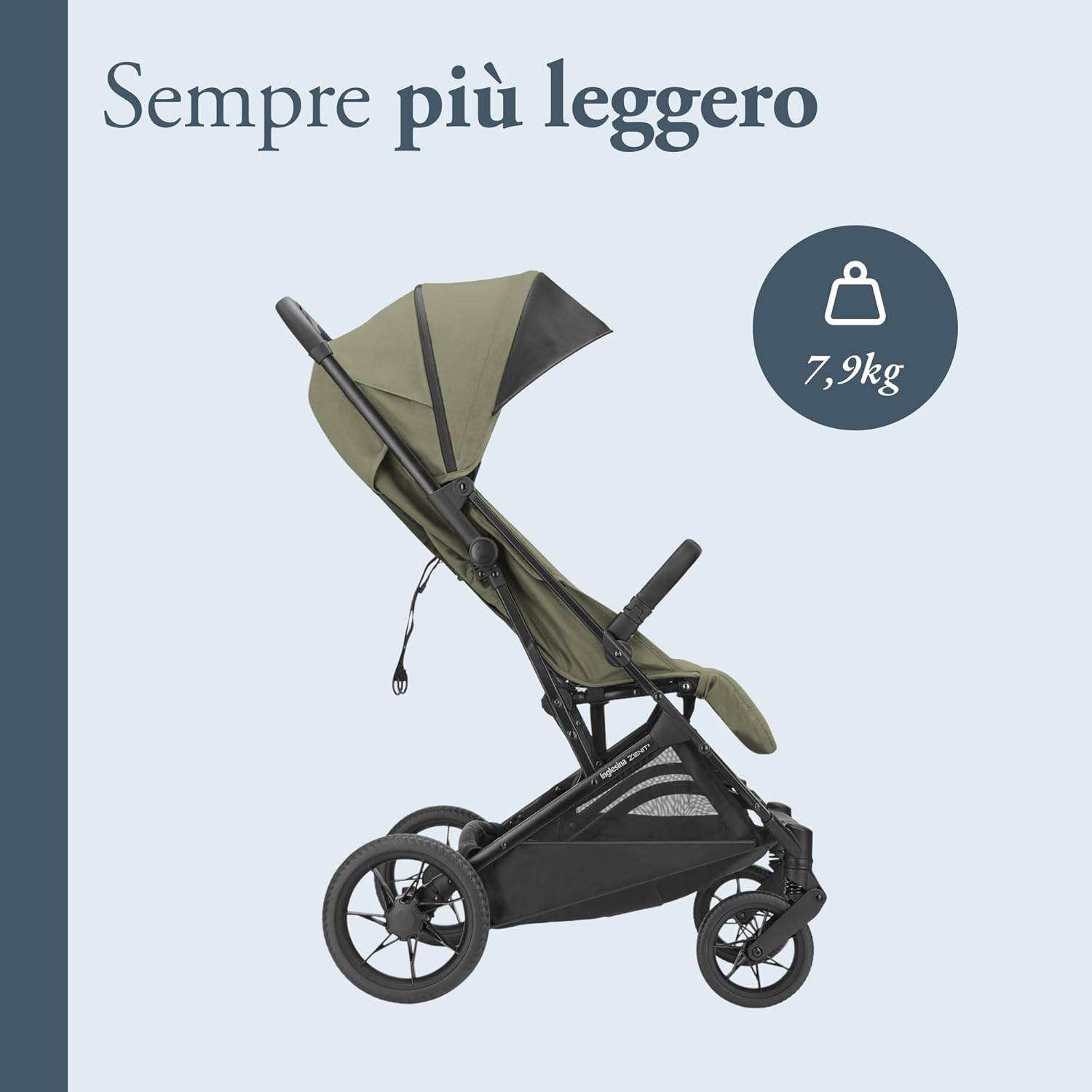 Thumbnail 2 de Inglesina Zenit 2 Passeggino Sequoia Green: compatto, leggero e versatile