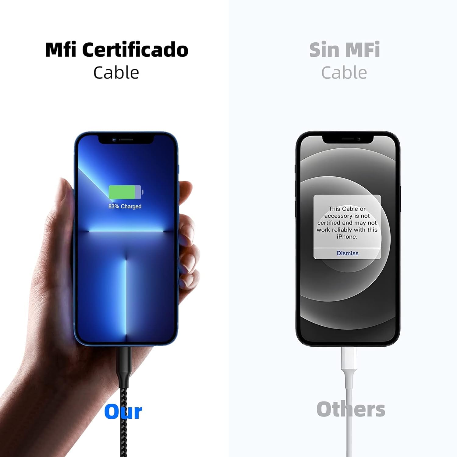 Thumbnail 3 de Apple iPhone Fast Charging Cable 10 ft 3-pack