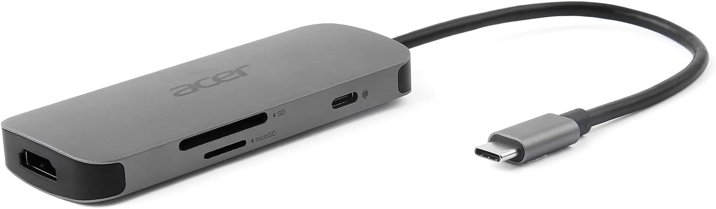 Detalle 2 de Acer Adaptateur multiport USB-C 7 en 1