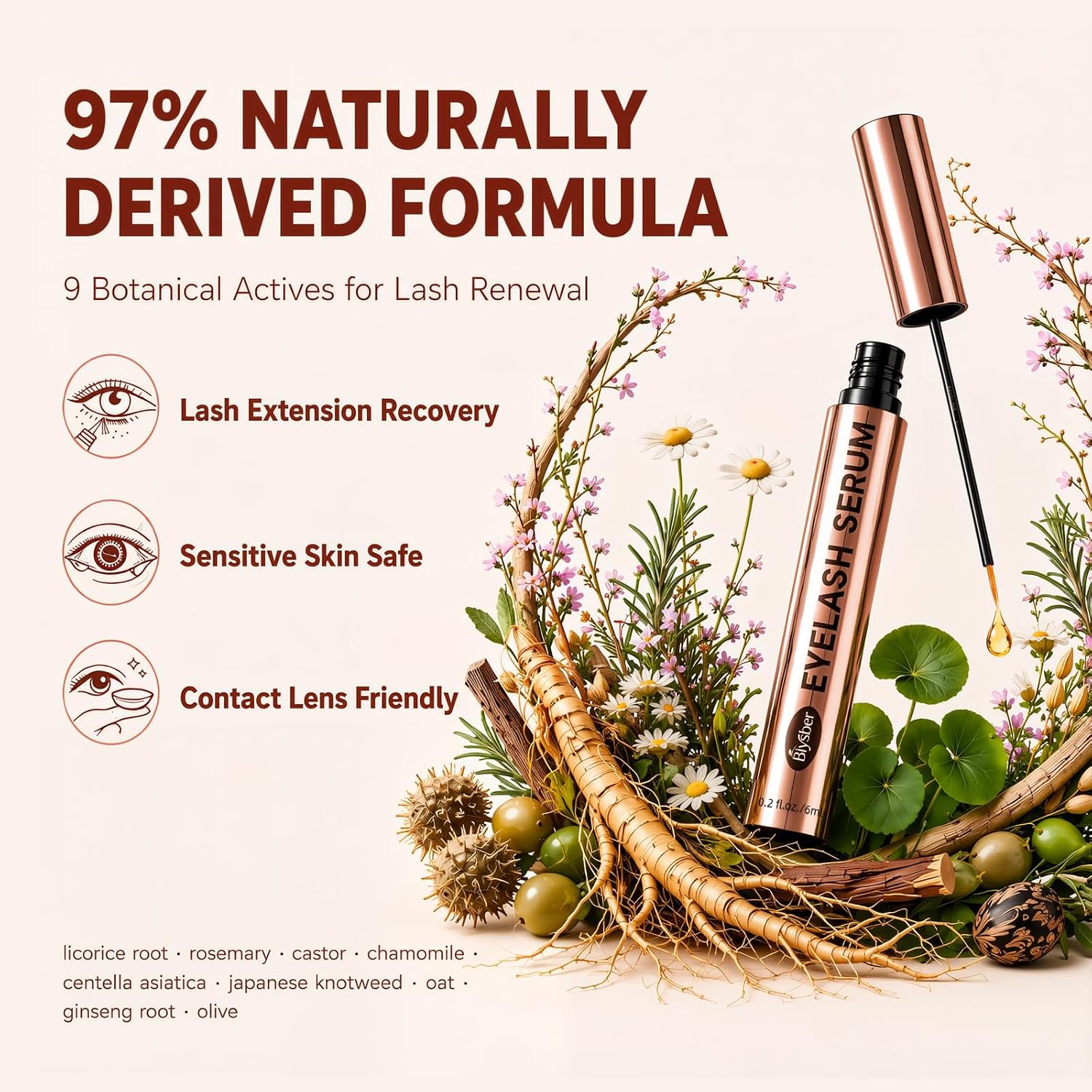 Thumbnail 6 de Biysber Eyelash Growth Serum 6 mL