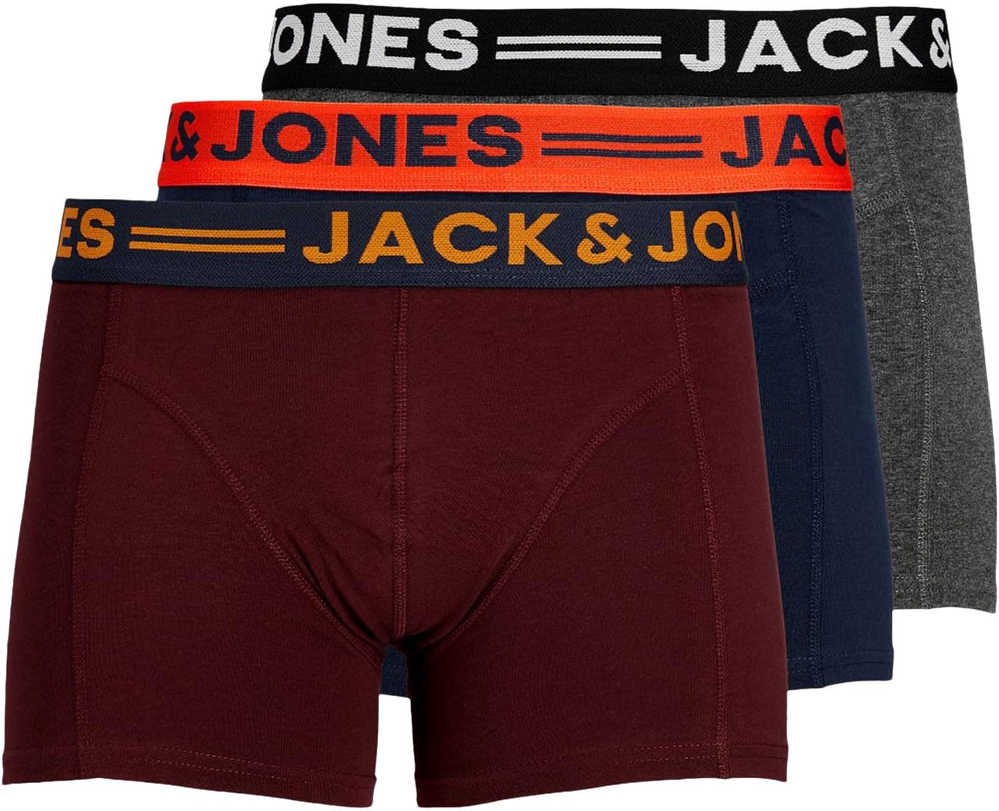 Detalle 2 de JACK & JONES Jacsolid Trunks 3 Pack OP