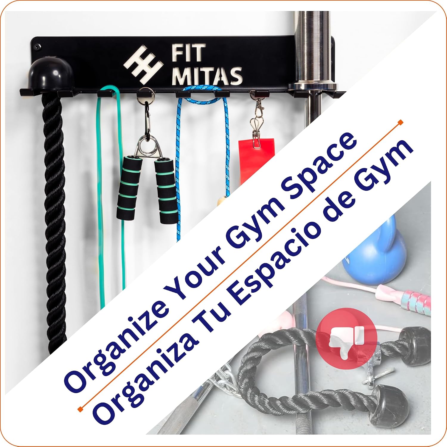 Thumbnail 3 de Fit Mitas Rack Musculación y Kit Gimnasio en Casa
