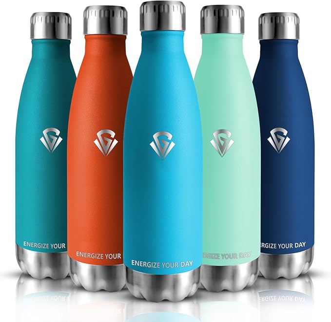 Detalle de Grsta Botella Acero Inoxidable 500ml Térmica Deportiva 🚰