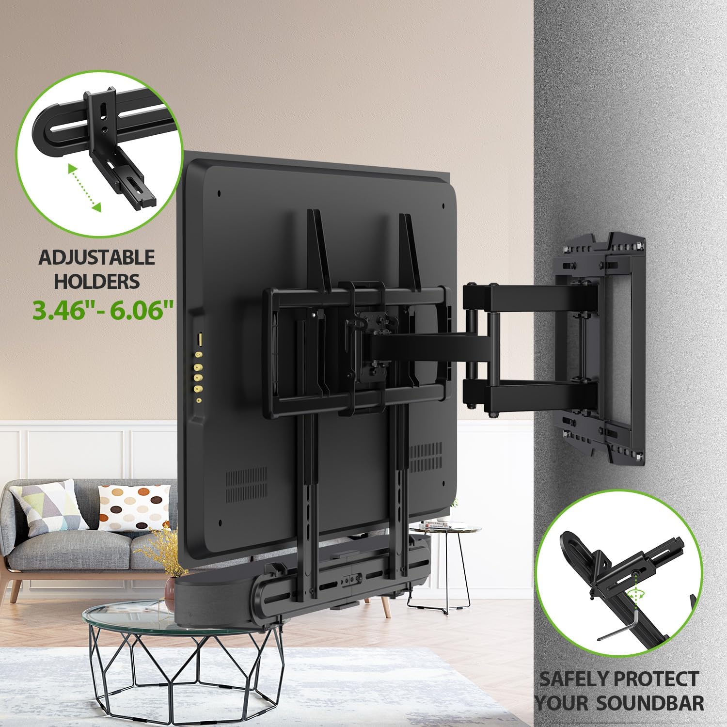 Thumbnail 4 de USX MOUNT Universal Soundbar Mount 3.46–6.06"