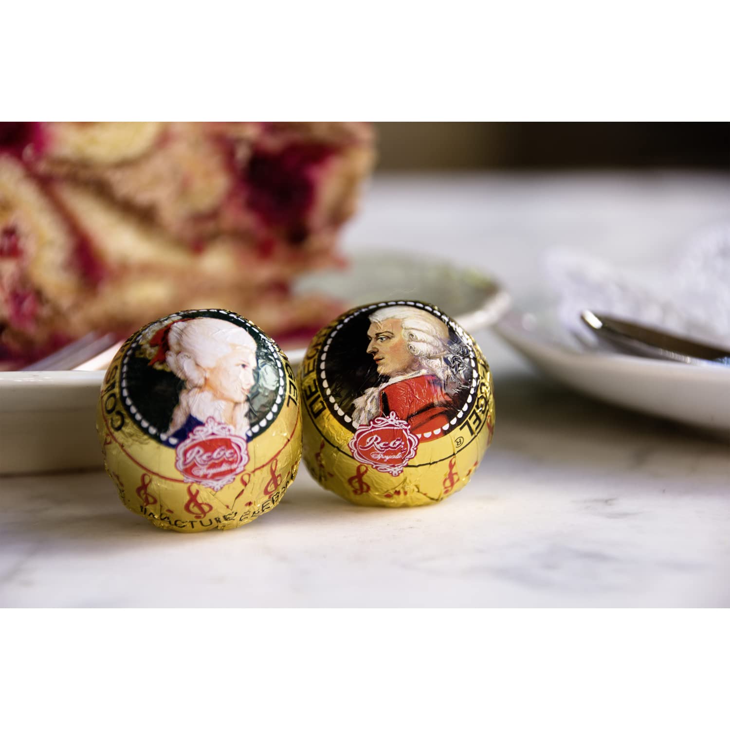 Thumbnail 5 de Reber Wolfgang & Constanze Mozart, Mozart-Kugeln & Pastete, Zartbitter/Alpenmilch & Nougat – 9er-Packung