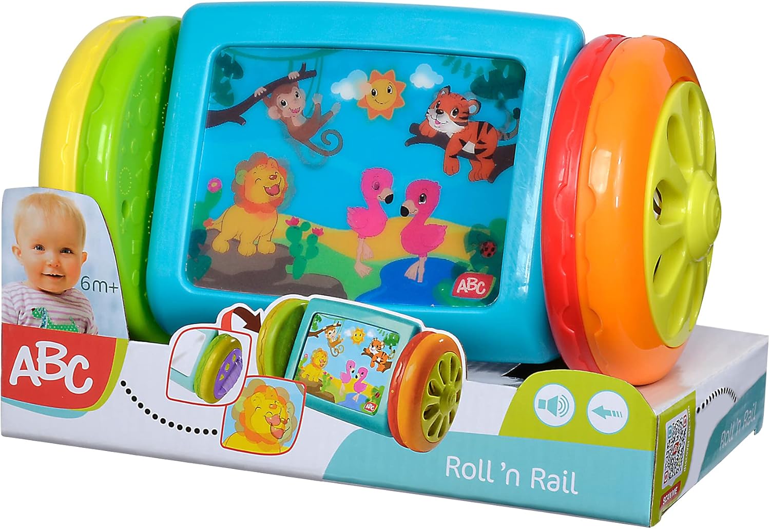 Thumbnail 3 de Simba ABC 104010018 miroir roulant avec grande image mobile, 12 cm (à partir de 6 mois)