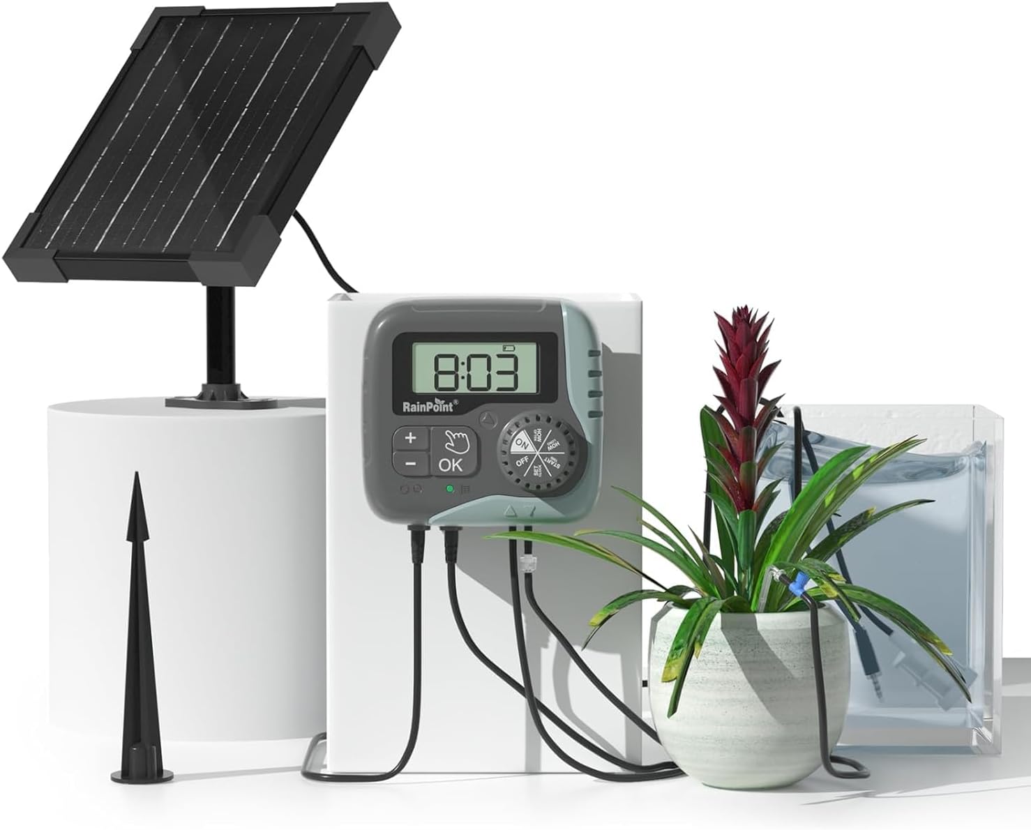 Detalle de RAINPOINT Solar Bewässerungssystem
