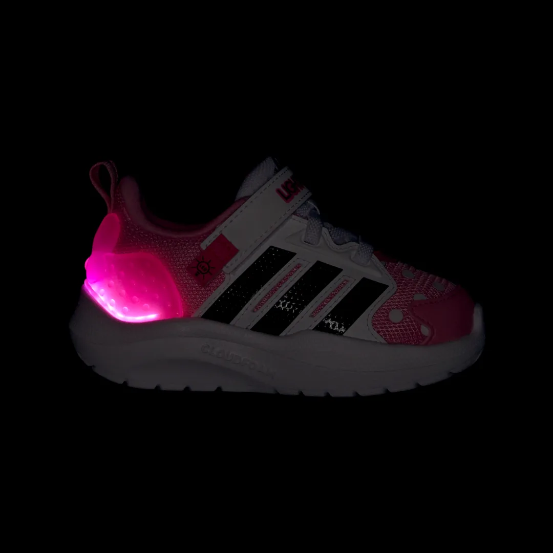Detalle 2 de Zapatilla Adidas Disney Lightorama Minnie Mouse: color rosa, un guiño lúdico para días casuales