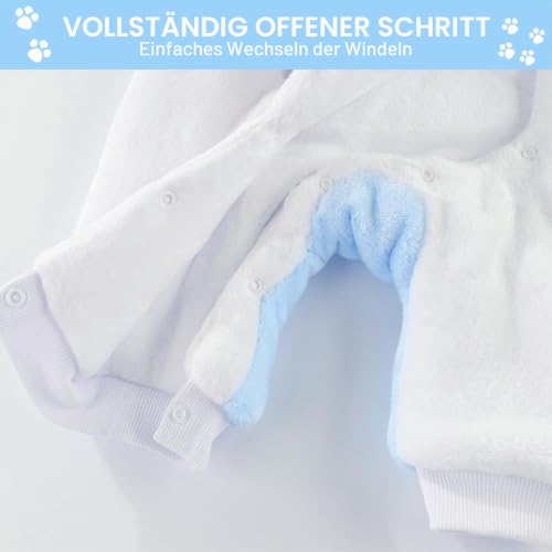 Detalle de WYTbaby Baby Overall Winter Schneeanzug – Flanell Wärmer für 0–3 Monate