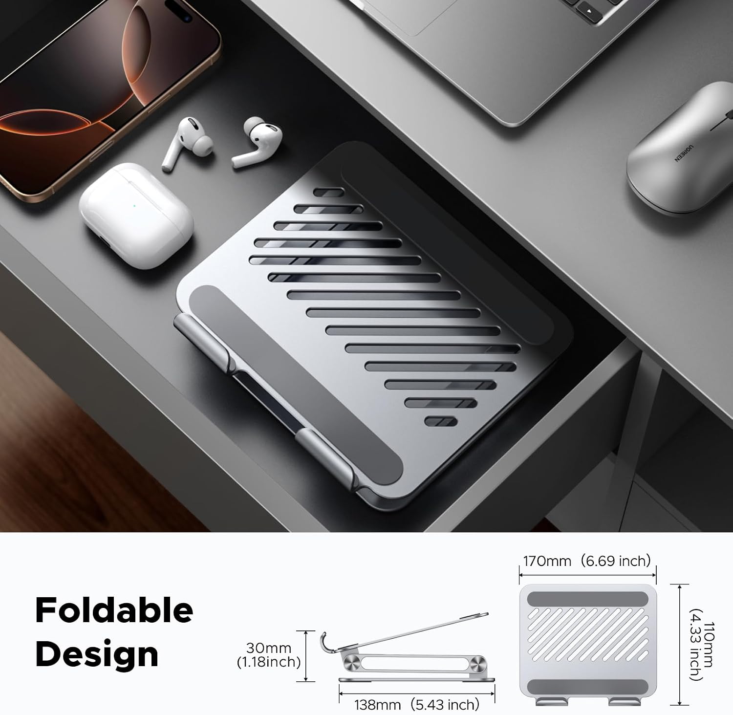 Thumbnail 6 de UGREEN iPad Stand adjustable desk mount 13-inch
